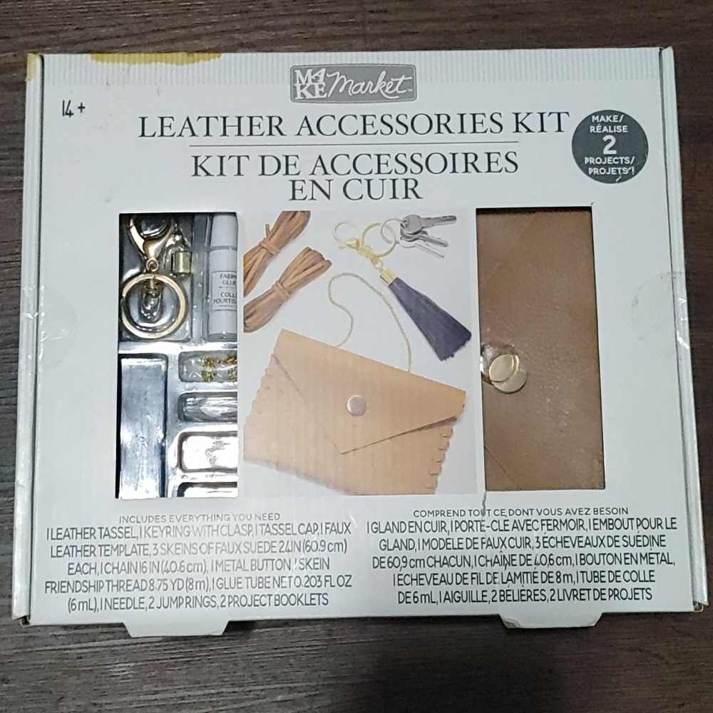 Leather accessories kit projects